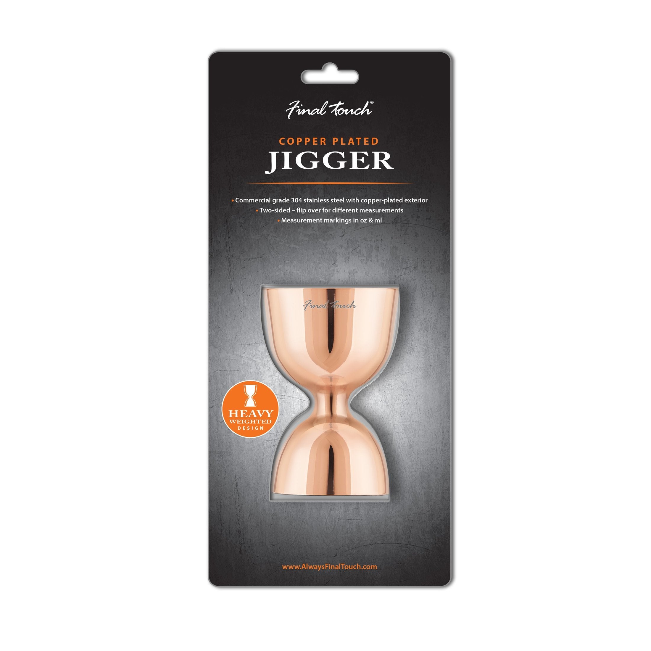 Copper Plated Double Jigger