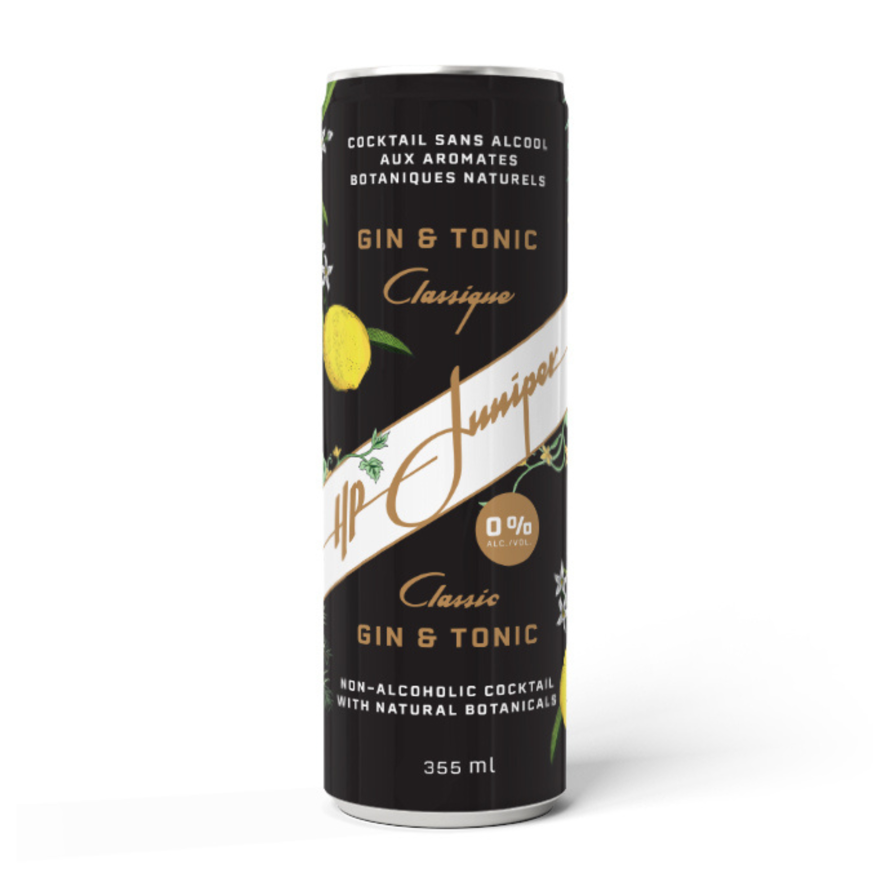 HP Juniper Gin & Tonic Classique - 355mL | Non-Alcoholic RTD