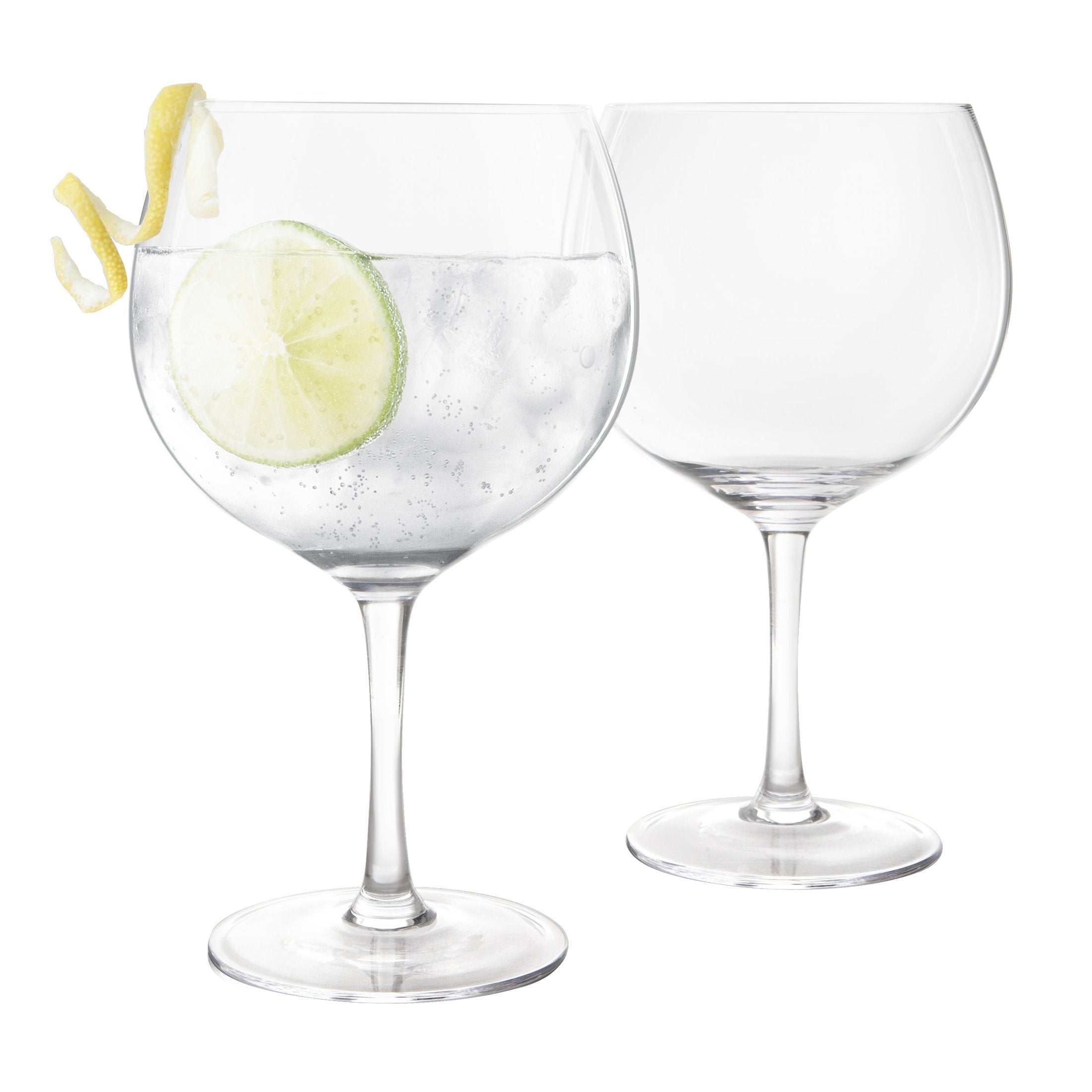 Extra Large Lead-Free Crystal Copa de Balon Cocktail Glasses | Set of 2