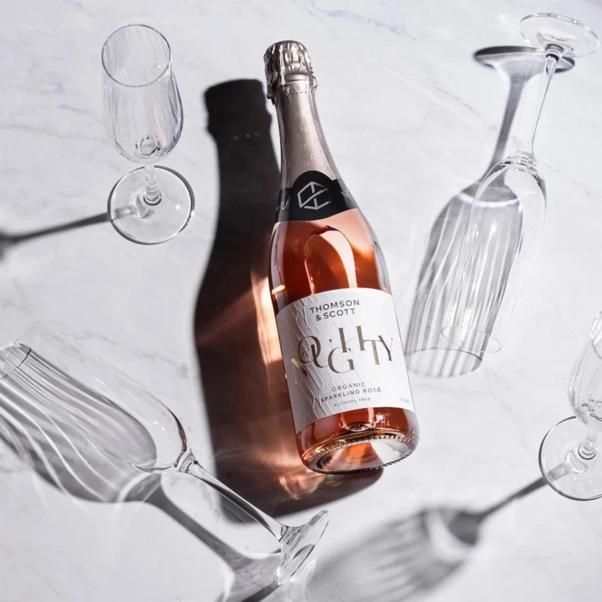 Noughty Organic Sparkling Rosé | Non-Alcoholic Wine