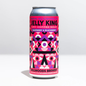 Bellwoods Brewery Jelly King Dry Hopped Non-Alcoholic Sour w/ Raspberry & Blackberry