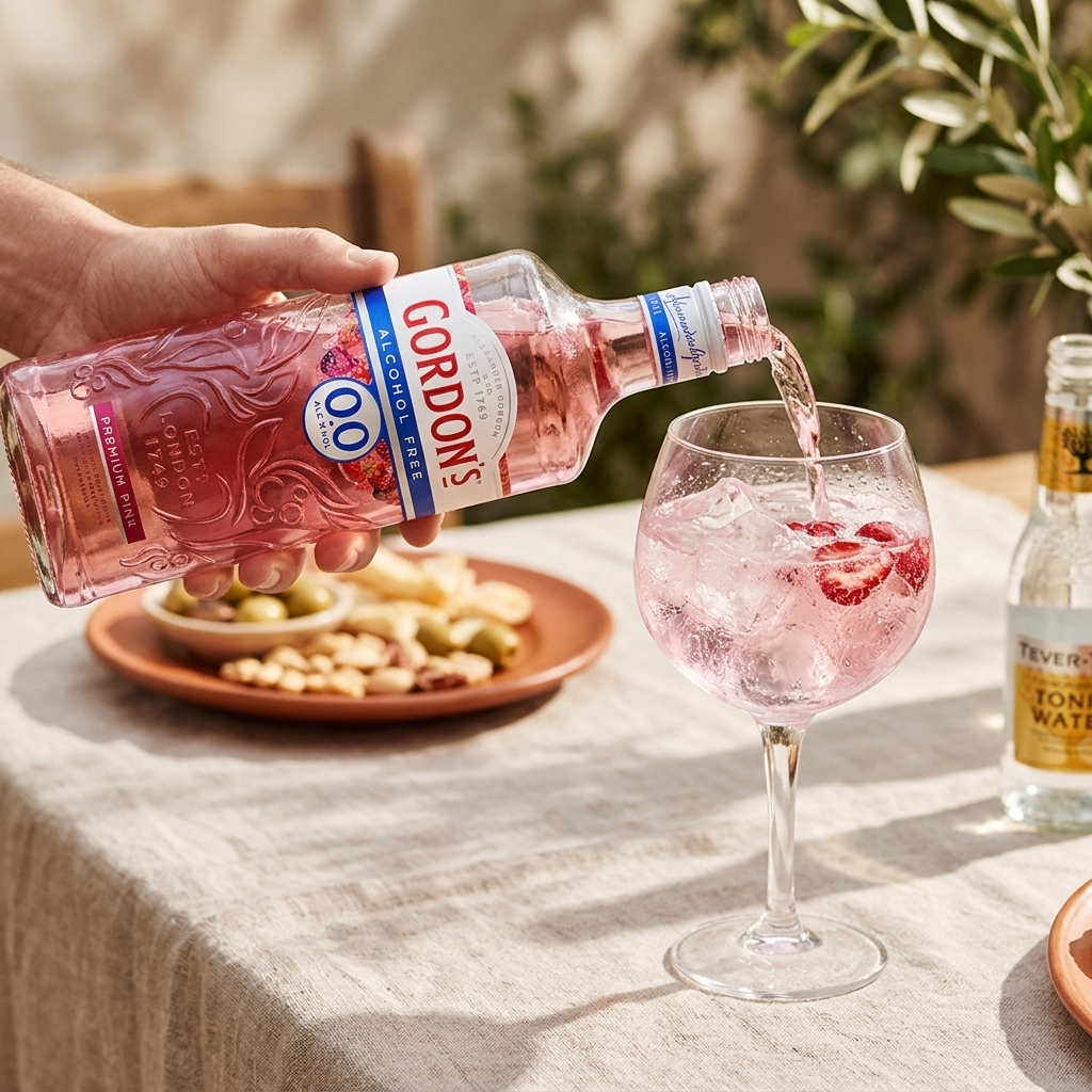 Gordon's 0.0 Premium Pink Gin Alternative