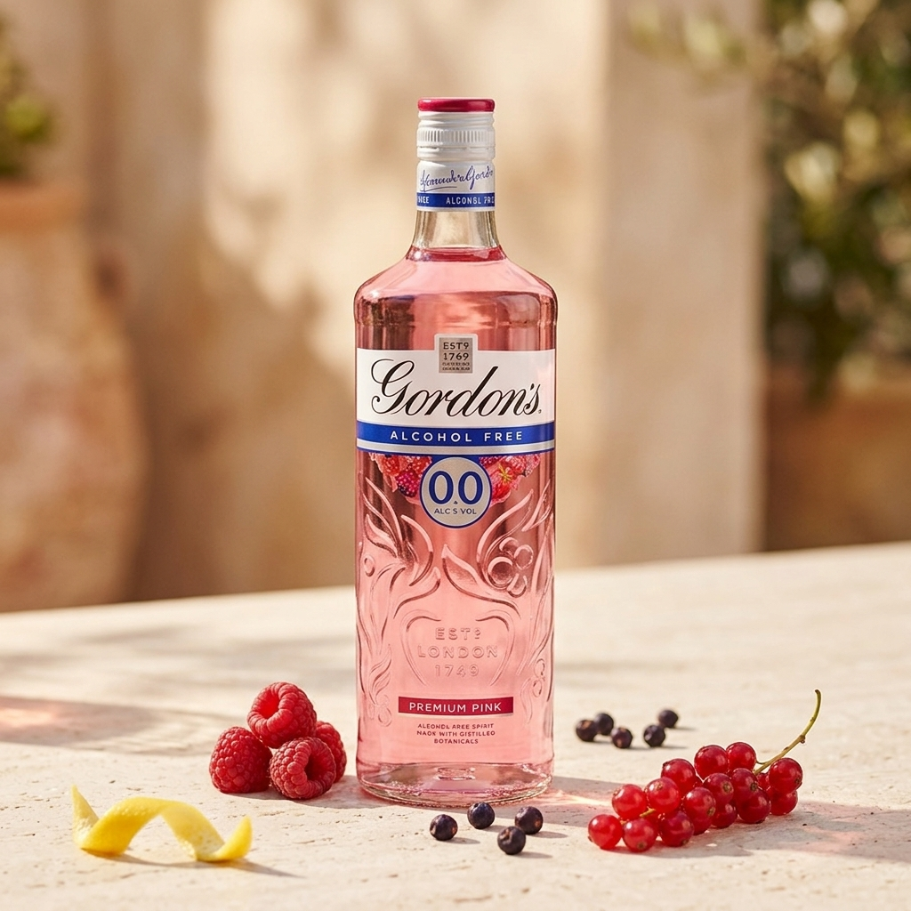 Gordon's 0.0 Premium Pink Gin Alternative