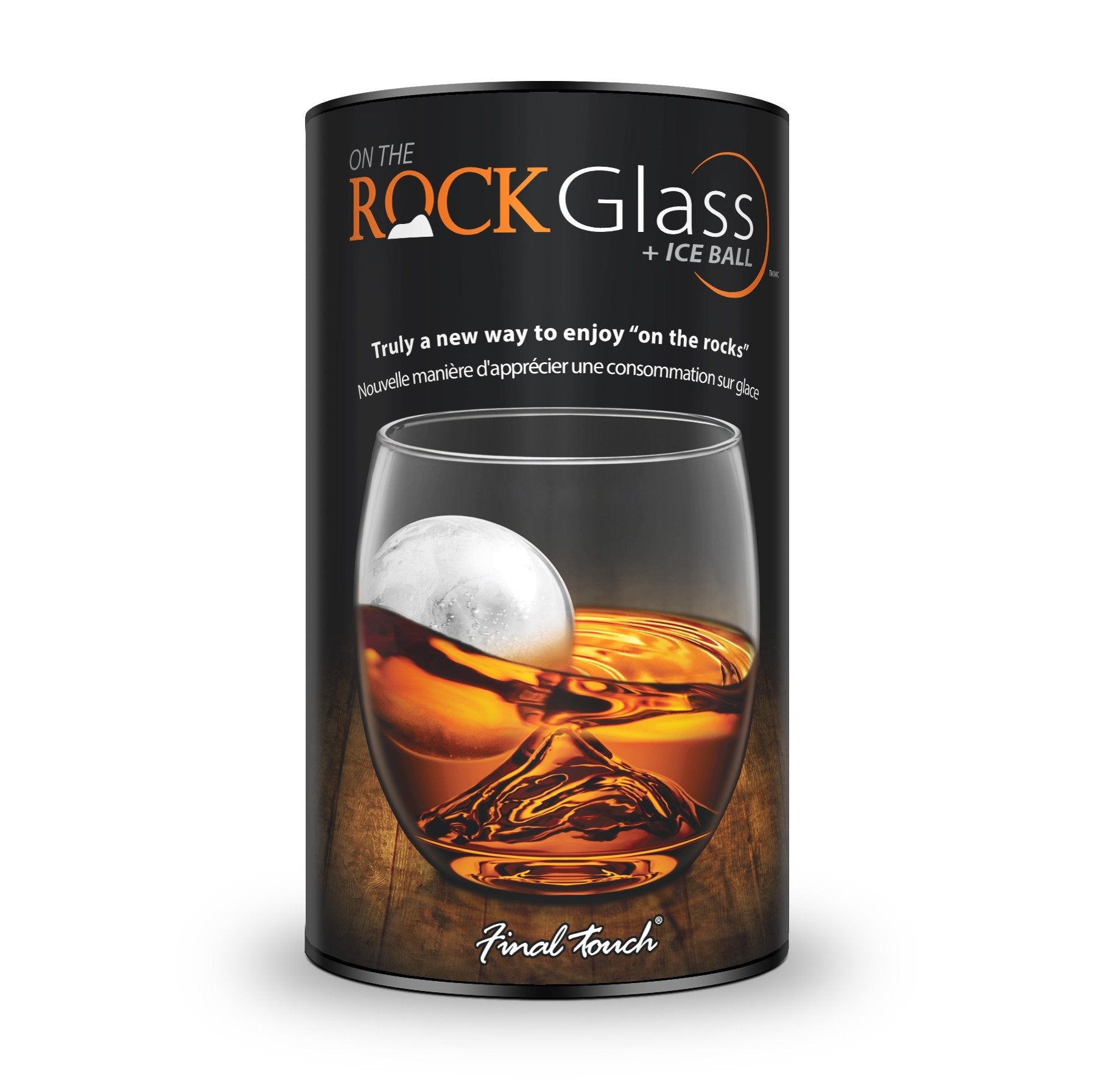 On The Rock Glass with Ice Ball Mould