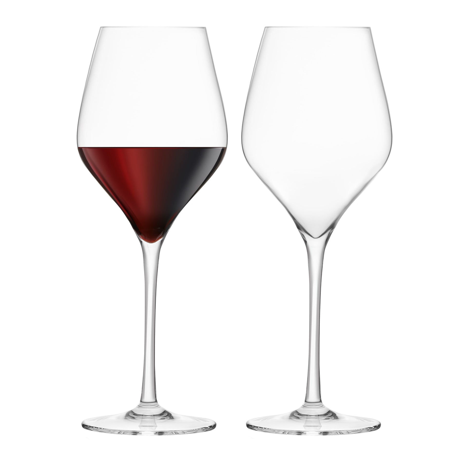 Red Wine Lead-Free Crystal Glasses | Set of 2