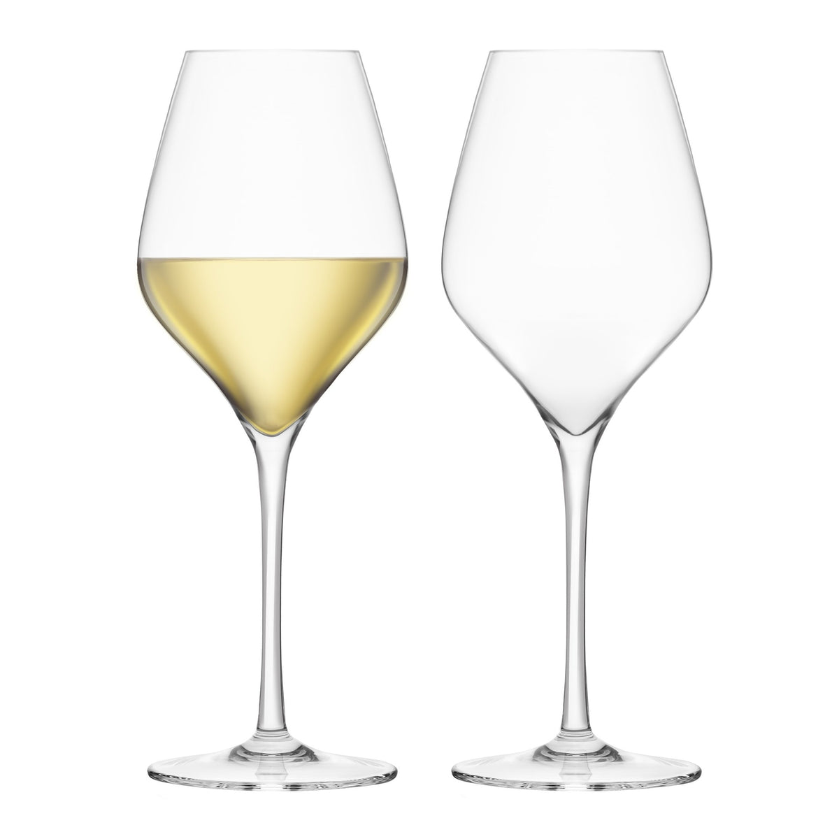 White Wine Lead-Free Crystal Glasses | Set of 2